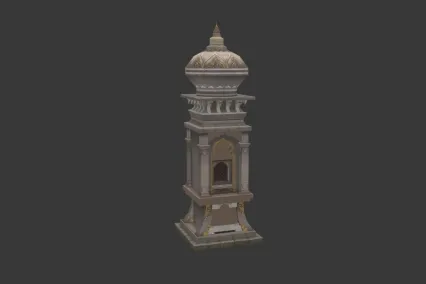 波斯 建筑 西方 房屋 场景 部件 3D模型