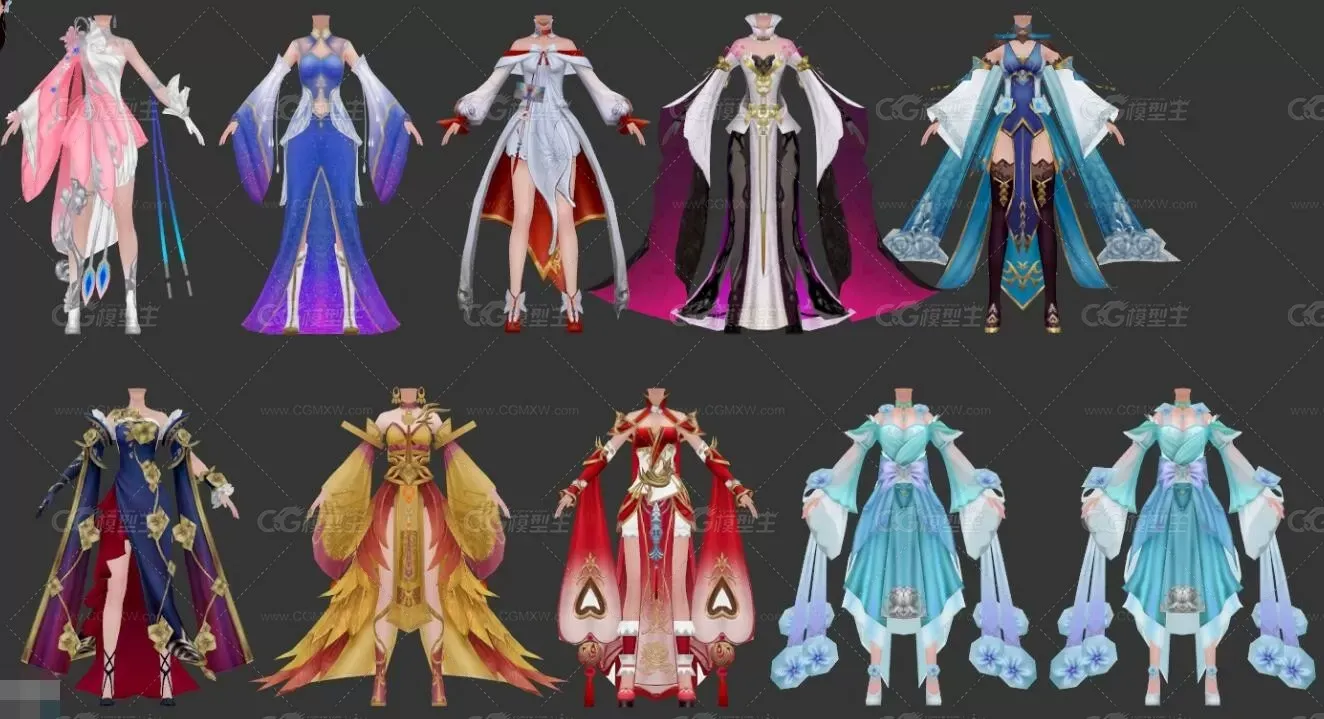 中国古风、武侠、仙侠、角色、坐骑、武器-14