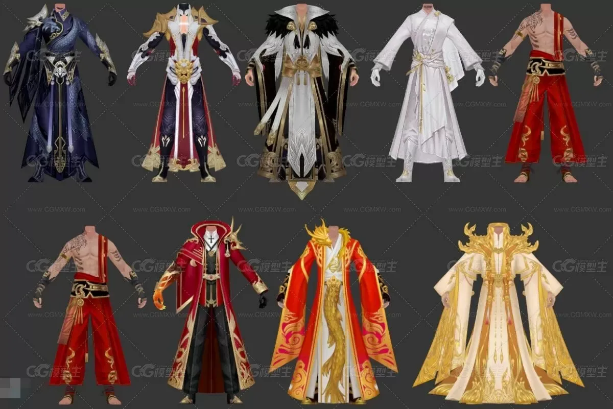 中国古风、武侠、仙侠、角色、坐骑、武器-15