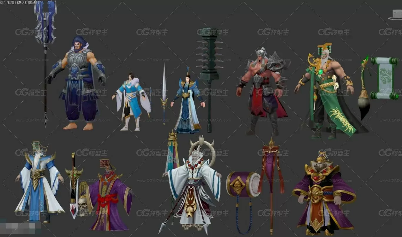 中国古风、武侠、仙侠、角色、坐骑、武器-23