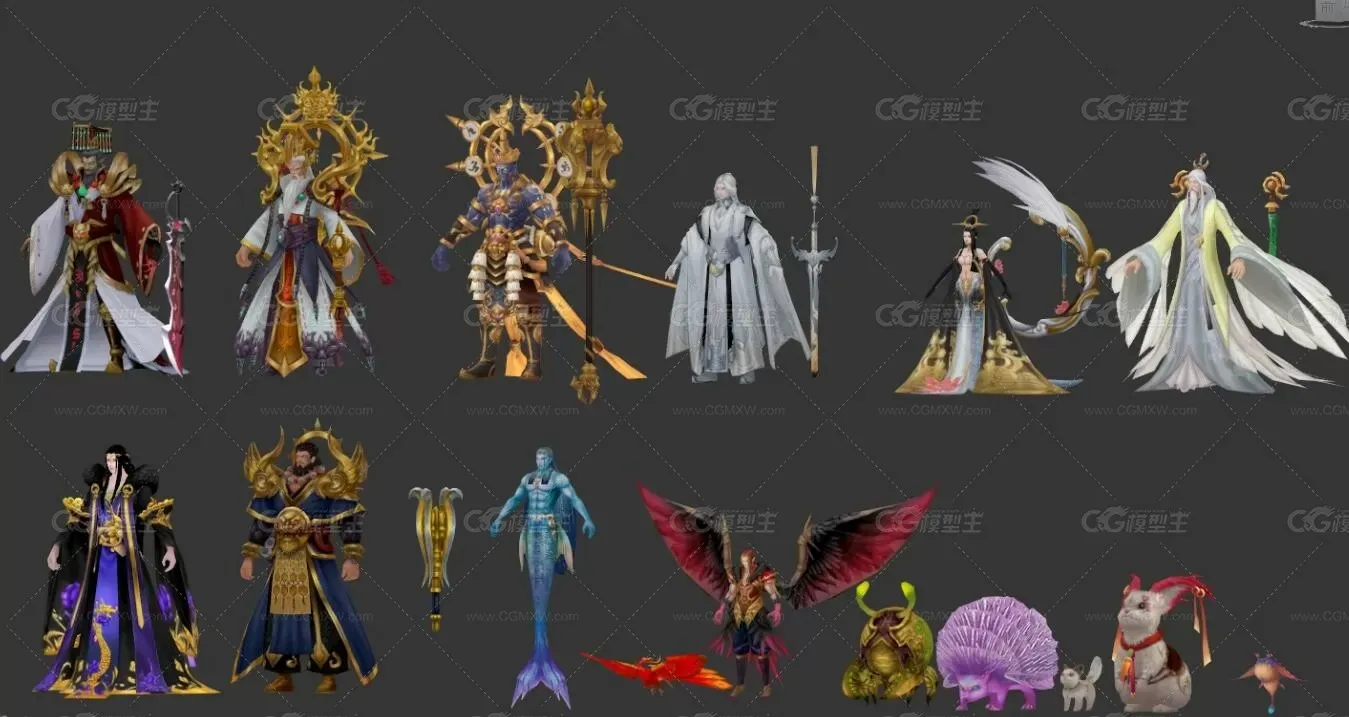 中国古风、武侠、仙侠、角色、坐骑、武器-26