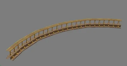 路边栏杆 3D模型免费下载