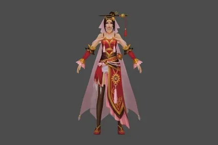 波斯女孩  3D模型