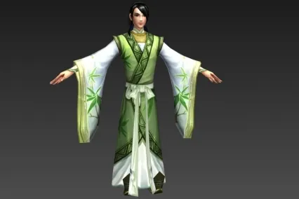 青竹公子 3d模型