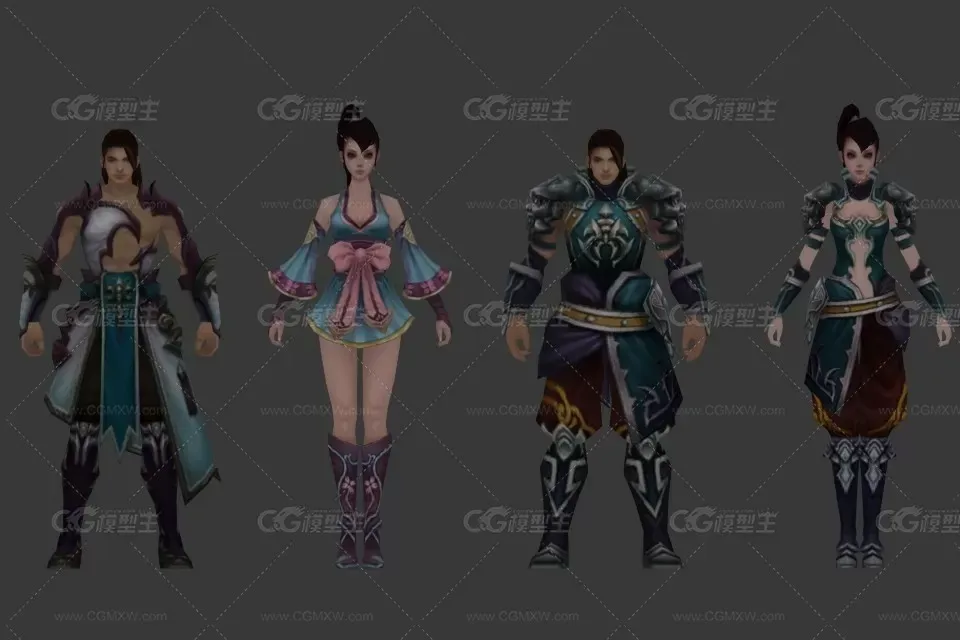 角色合集一 3D模型-1