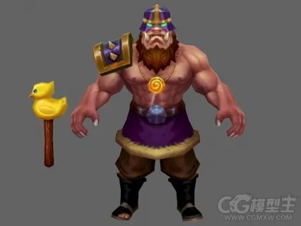 牧师3D模型