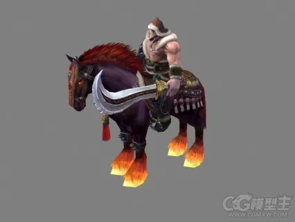 蒙古精兵队长3D模型