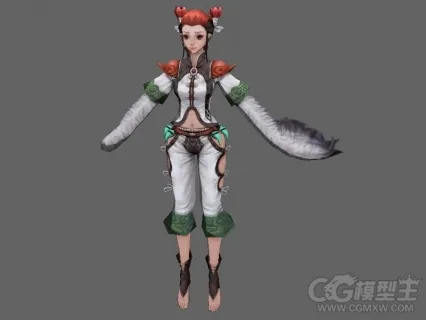 鸟人怪3D模型