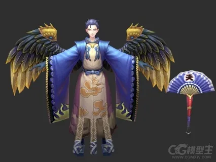 飞天仙人3D模型