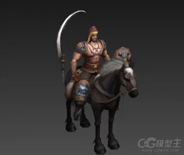 游骑3D模型