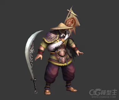 盐帮帮众3D角色模型