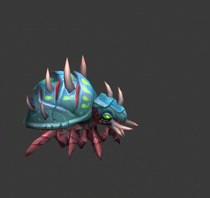虫(精英形态2) 3d动画模型