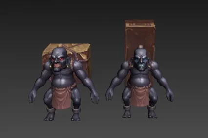 两个尸族搬运工 3D模型免费下载