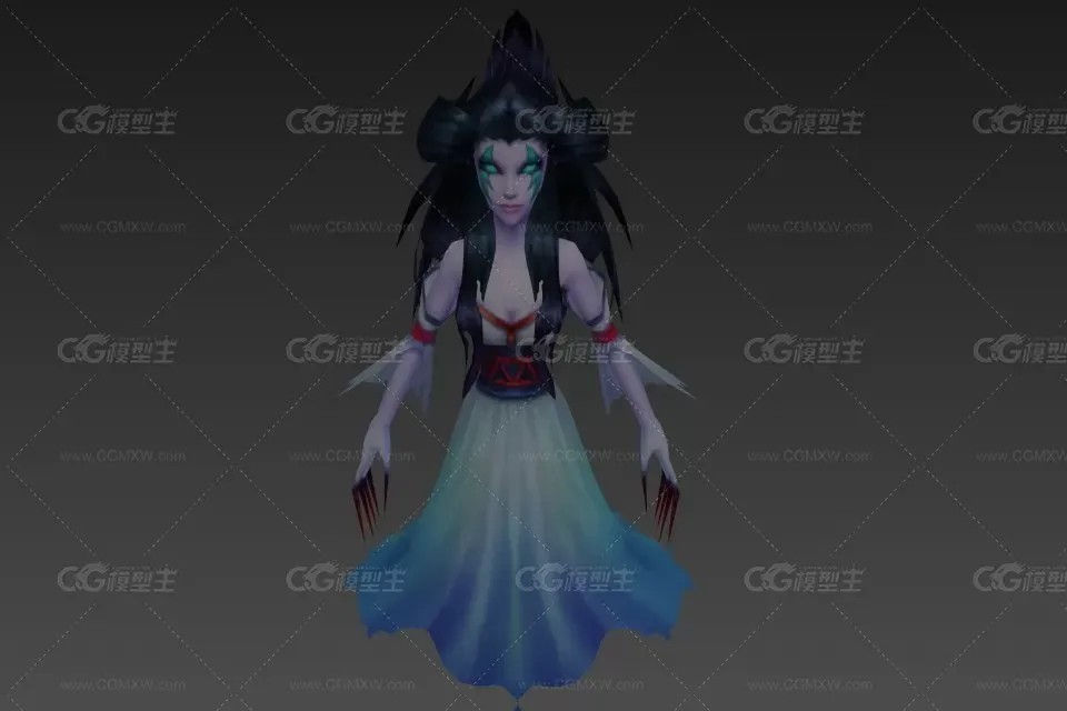 梦魇 cg模型-1