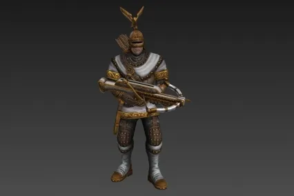 弩手 3D模型