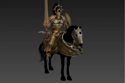烈日骁骑军 3d模型