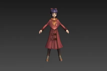 女学者 3D模型免费下载