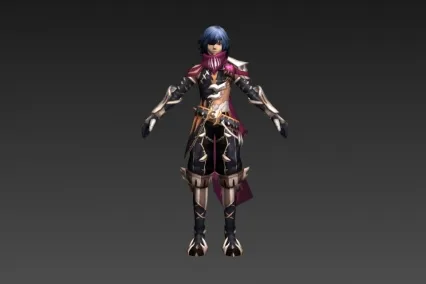 兵甲男 cg模型