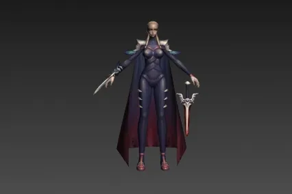 短剑刺客 3d模型