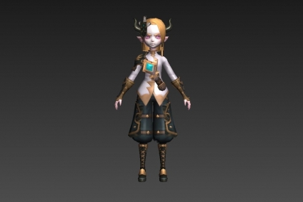 恶魔法师 3d模型