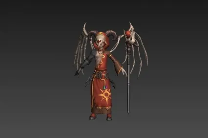 骨族法师 3D模型