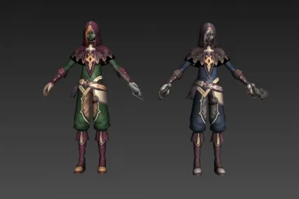 鬼域战士 3D模型免费下载