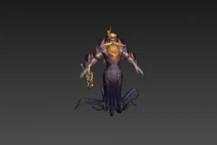 海族男战士 CG模型