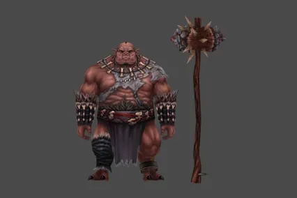 神魔 小怪 兽人 野怪 3D模型