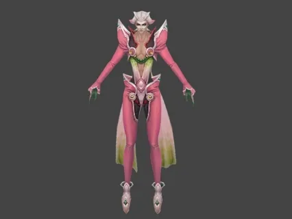 粉红太子3D模型