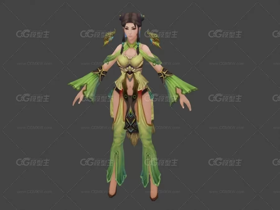 小师妹3D游戏模型-1