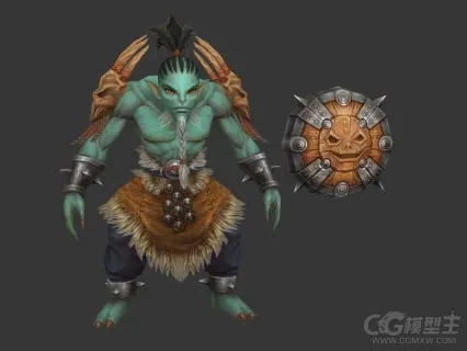 矮教徒3D模型