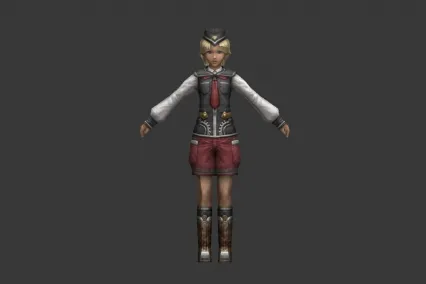 小女子 3D模型免费下载