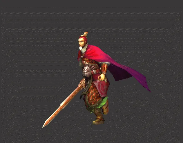 剑将3d模型-1