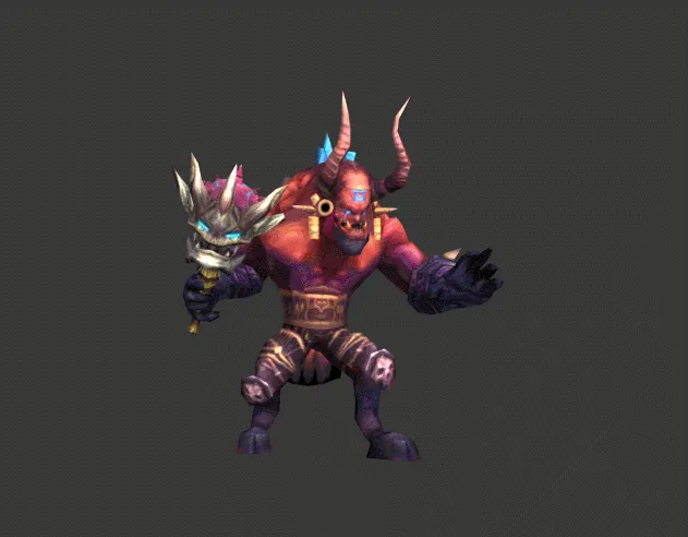 蓝色恶魔3d模型