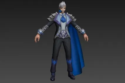蓝玫嬴政 CG模型免费下载