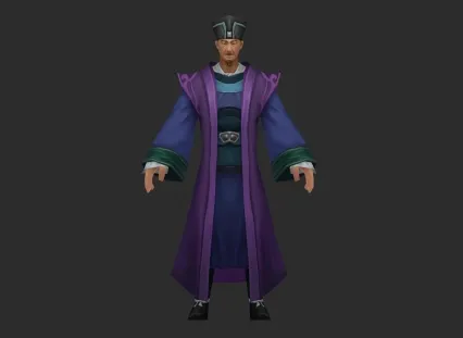 管家 3d模型