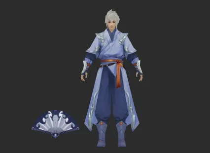 公子哥 3d模型