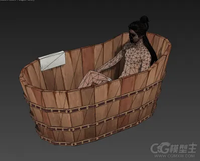 鹿晗在洗澡 择天记游戏角色模型