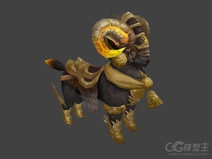 黑山羊坐骑3D模型