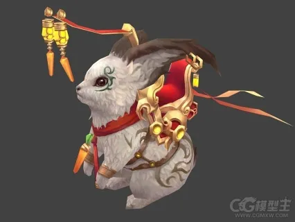 兔子坐骑3D模型