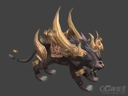狮子坐骑3D模型