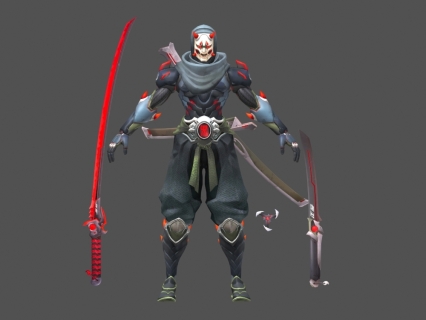 脸谱武士3D模型