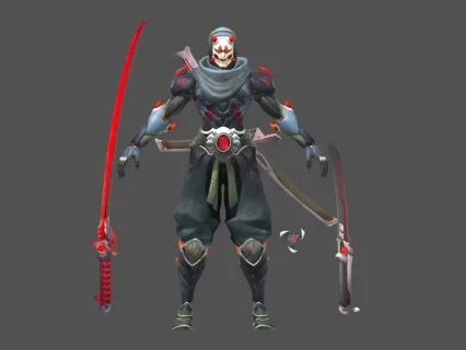 脸谱武士3D模型
