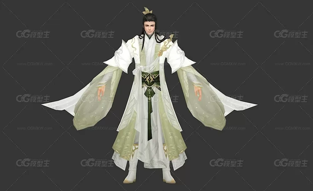 仙侠武侠风3D模型-14