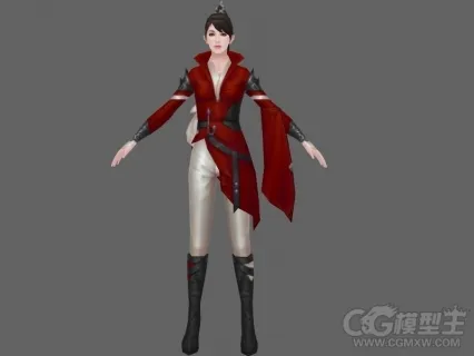 唐门女侠3D模型