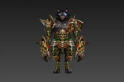 狼族重甲战士 3D模型免费下载