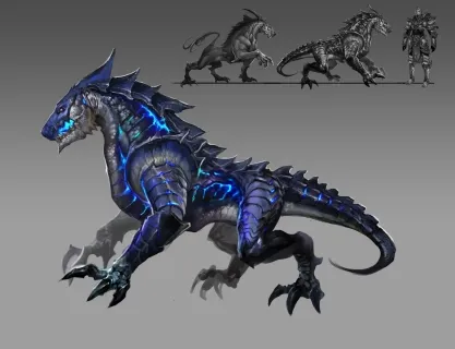 龙狼王 CG模型