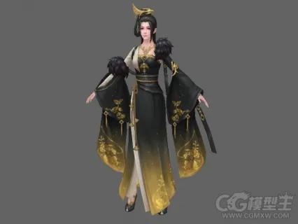 庄主夫人3D模型