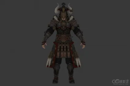 男战士3D模型