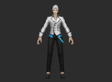 西服男 3d模型